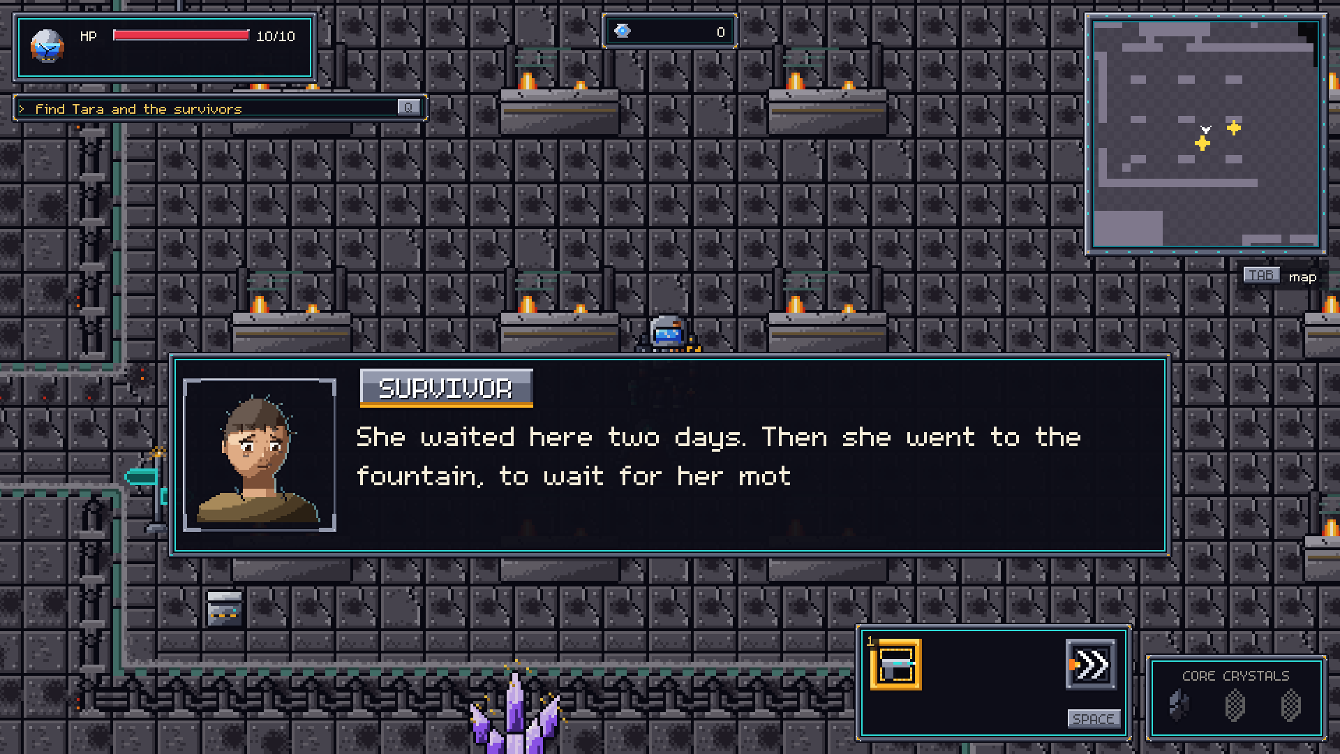 Level 4: getting Tara to the evacuation ship.