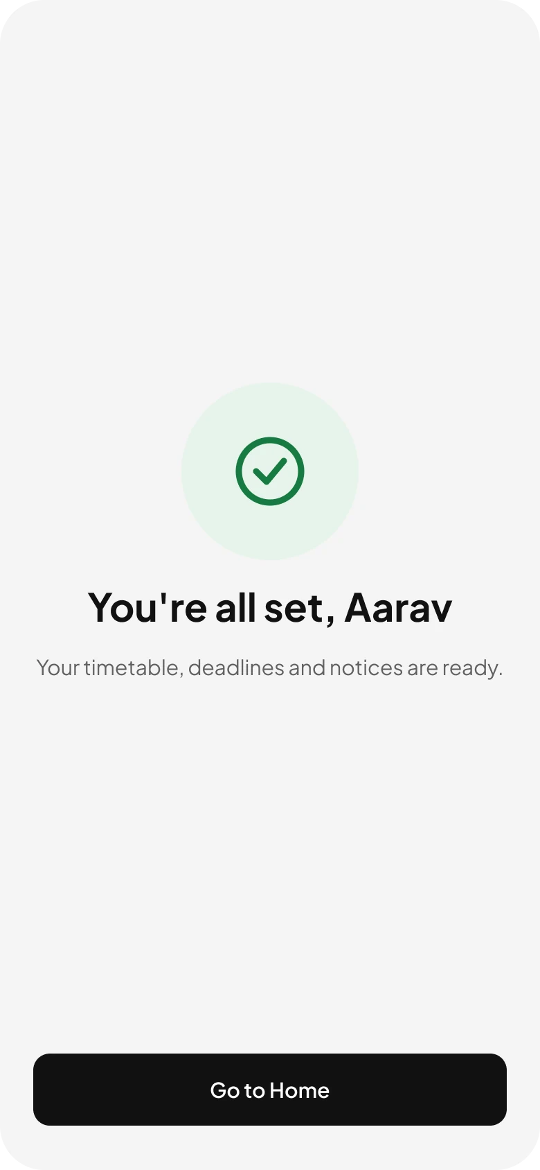All set, with reminders chosen.