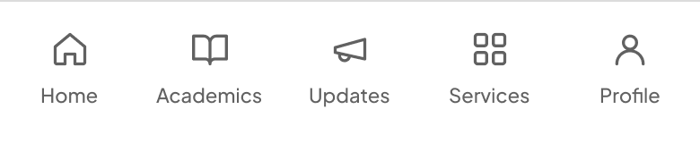 Bottom navigation component