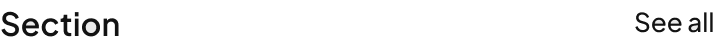 Section header component