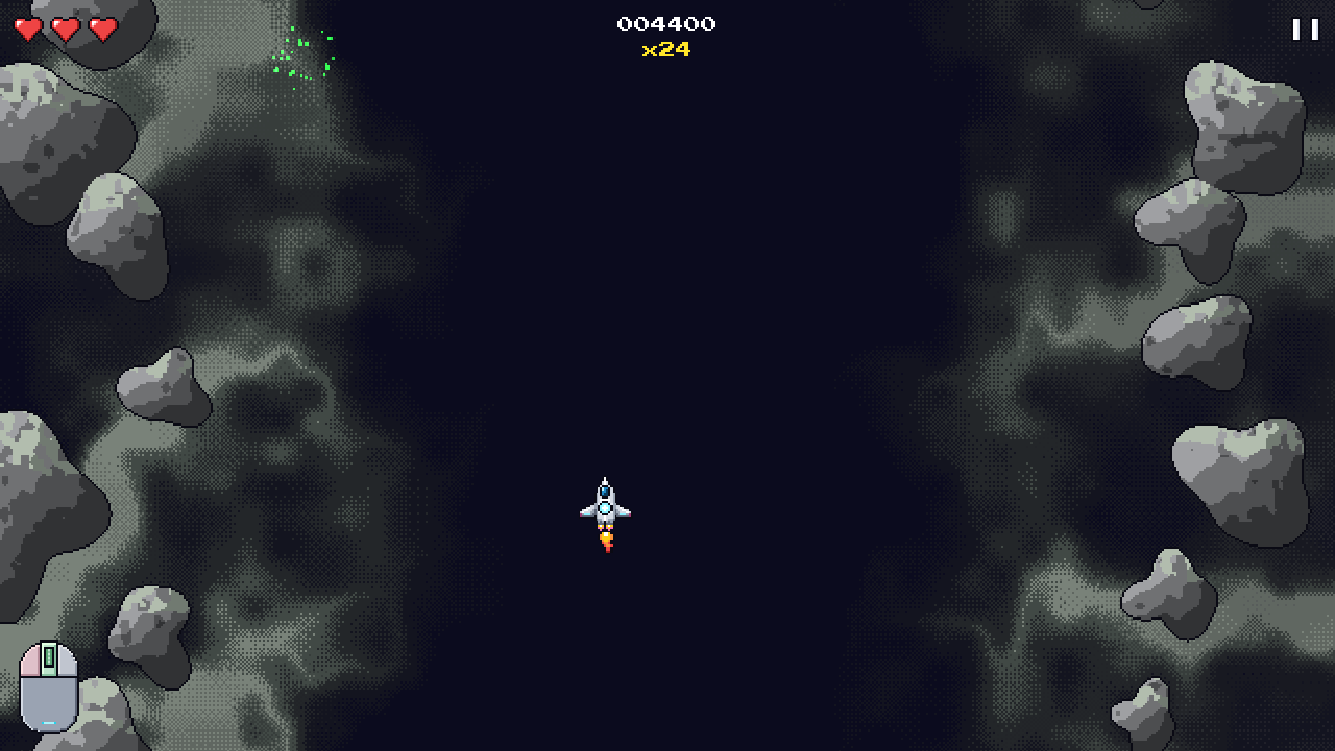 Level 2, in the grey asteroid belt.