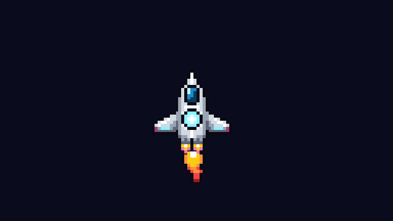 The final 32 px ship, matching the rest of the art.