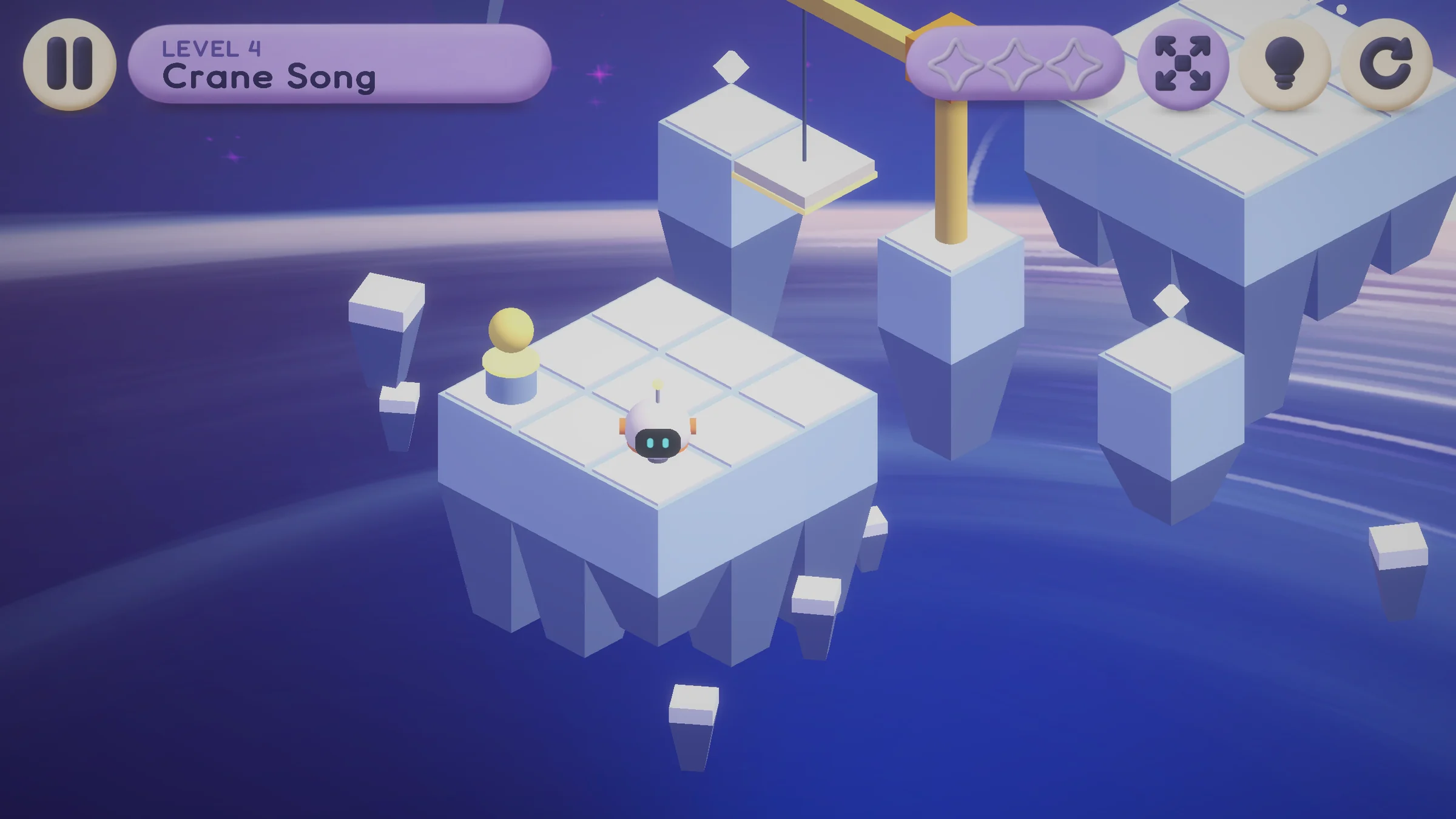 Before: Crane Song in the 10-level version, with the old HUD.