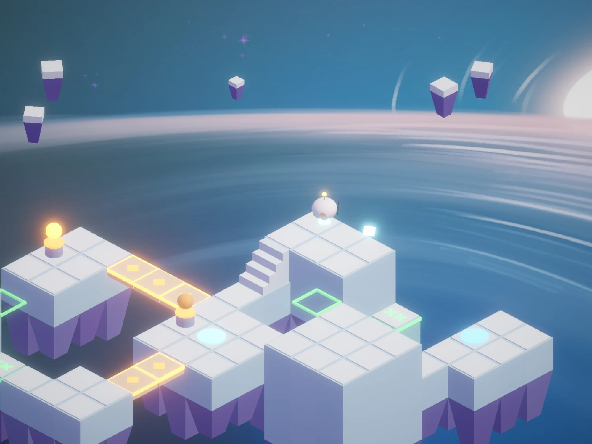 Level 80: stairs, swap tiles and lights.